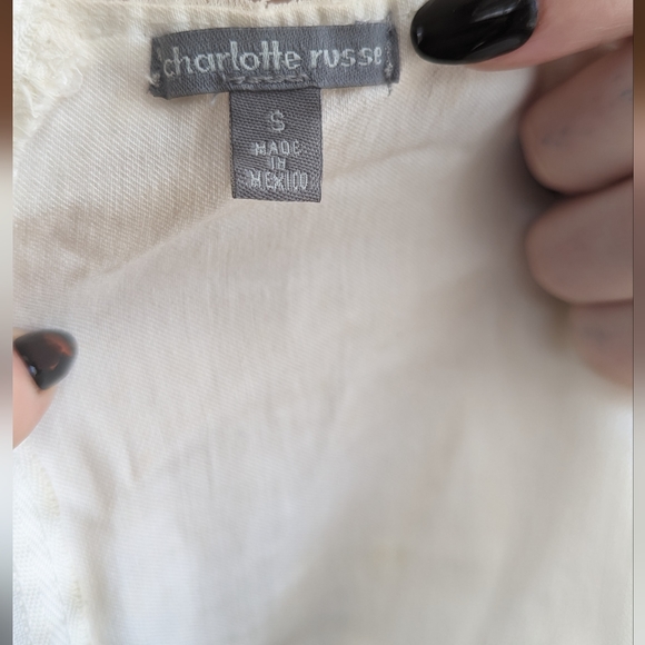 Charlotte Russe Strapless Crop Top - Picture 6 of 6